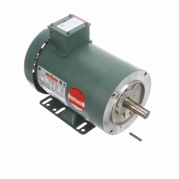 Leeson Unit Handling Motor, 1 HP, 3 Ph, 60 Hz, 230/460 V, 1800 RPM, 143TC Frame, TEFC 121982.00